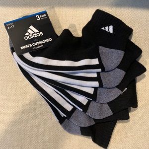 Adidas men’s cushioned drying soft comfort socks 3 pair ShoeSZ 6-12